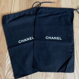 AUTHENTIC CHANEL SHOE DUST BAGS